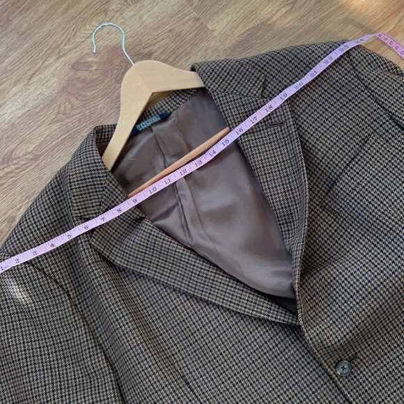 Vintage Burberry Houndstooth Sports Coat - Picture 9 of 11
